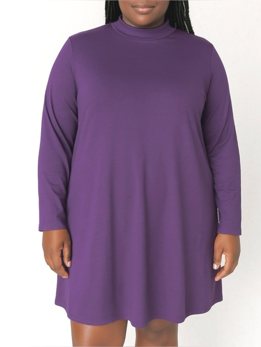 Long Sleeve Tunic Dress 2X & 3X